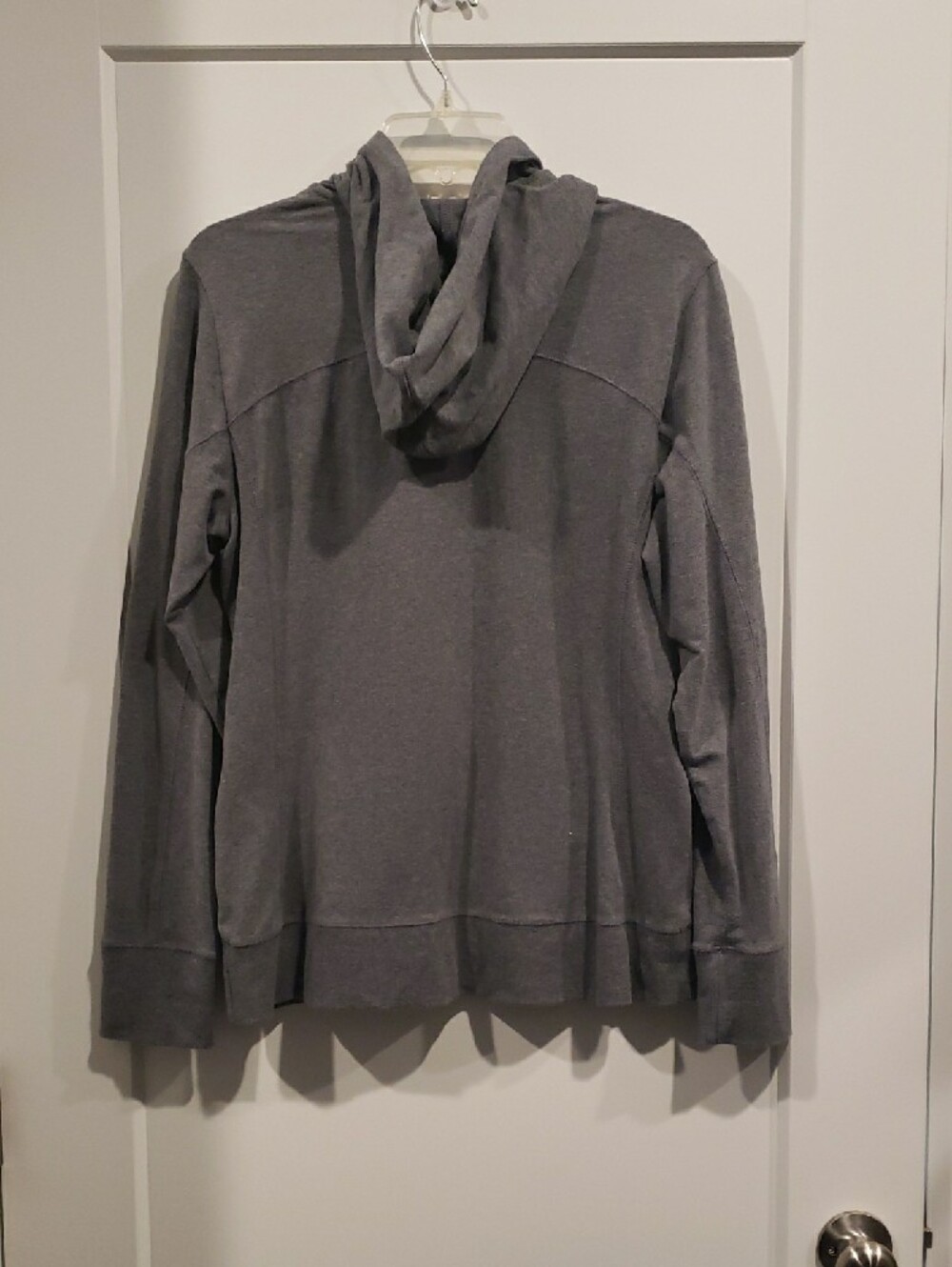 tek gear Women's Charcoal Gray Full-Zip Hoodie - Picture 3 of 3